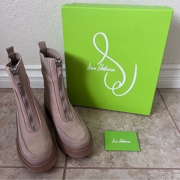 NEW IN BOX SAM EDELMAN LEONE LUG SOLE CHELSEA BOOT SZ 7 - Picture 14 of 14